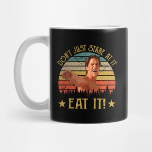 Vintage Don't Just Stare at It American Eat It Mug